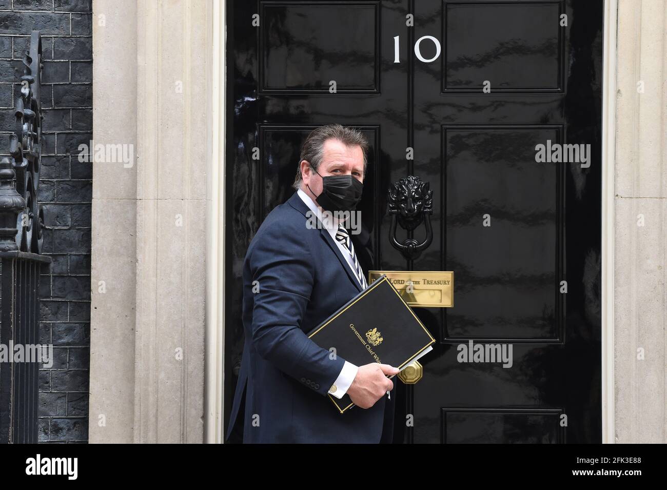ROYAUME-UNI. 28 avril 2021. Downing Street Londres 28 avril 2021. Mark Spencer le whip en chef arrive au N10. Crédit : MARTIN DALTON/Alay Live News Banque D'Images