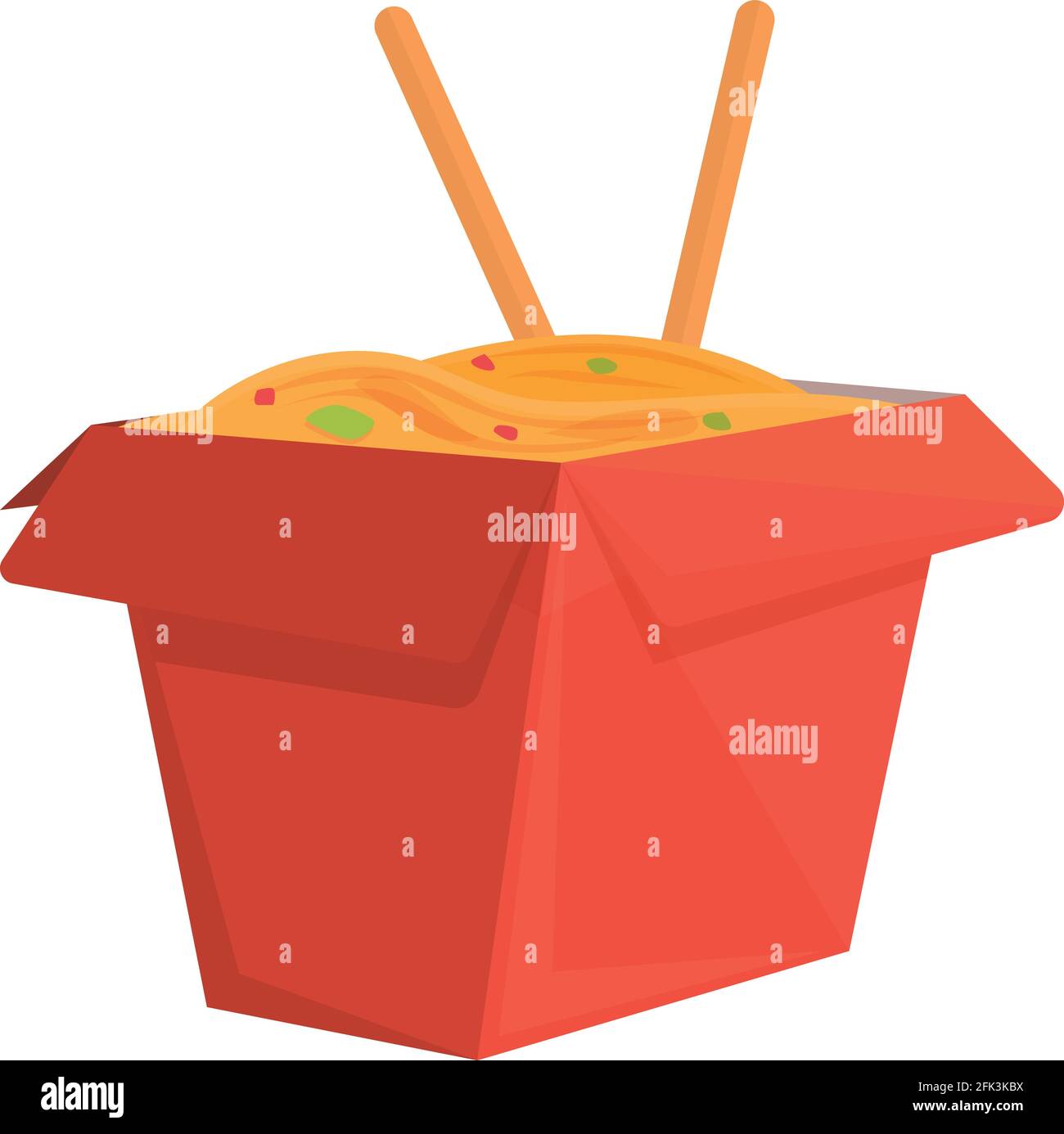 Icône de boîte à nouilles. Dessin animé de l'icône vecteur de boîte Noodle pour la conception de sites Web isolée sur fond blanc Illustration de Vecteur Icône de boîte à nouilles. Dessin animé de l'icône vecteur de boîte Noodle pour la conception de sites Web isolée sur fond blanc Illustration de Vecteur