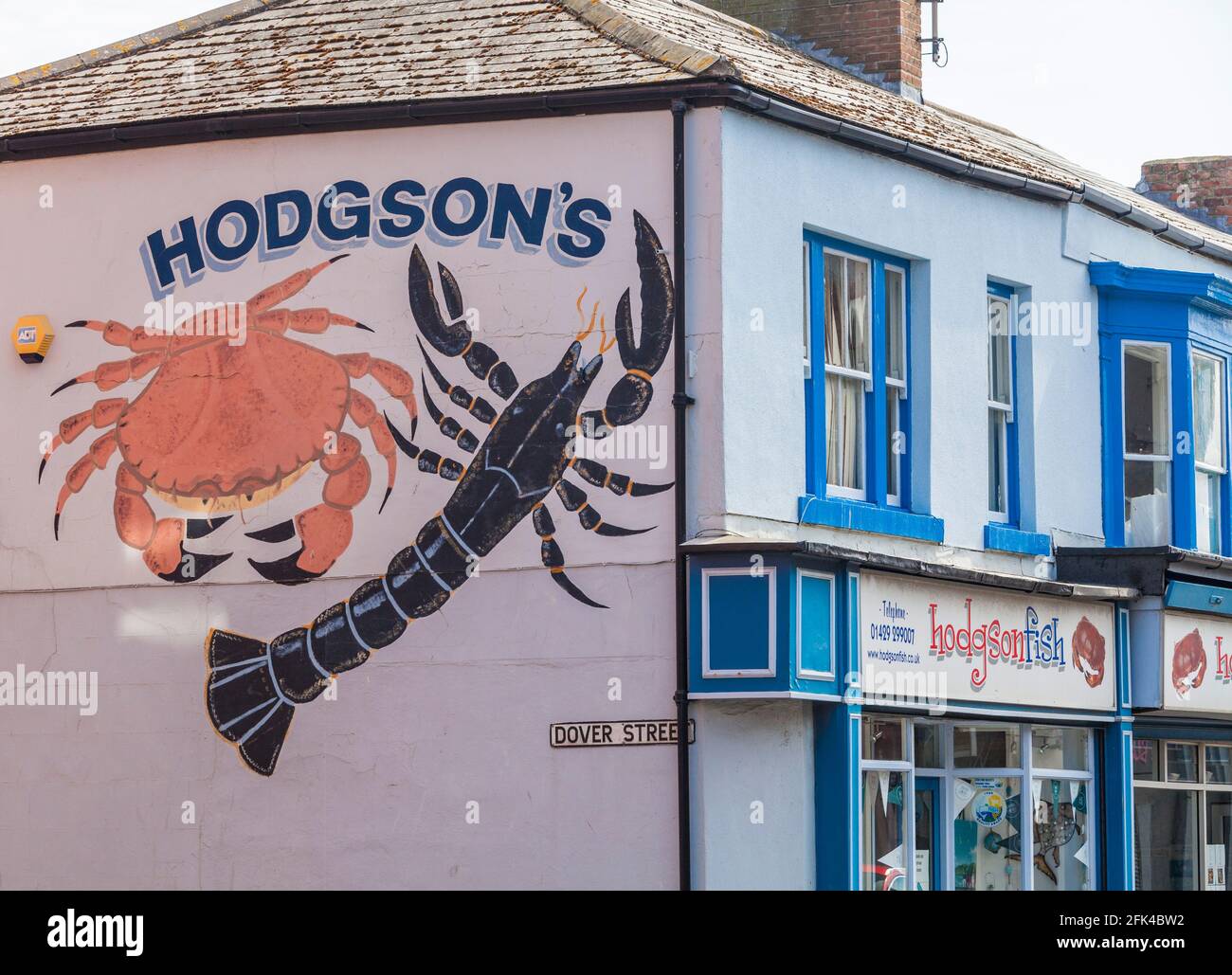 Hodgsons de Hartlepool sur la côte nord-est de l'Angleterre, l'une des régions les plus grands fournisseurs de poisson Banque D'Images