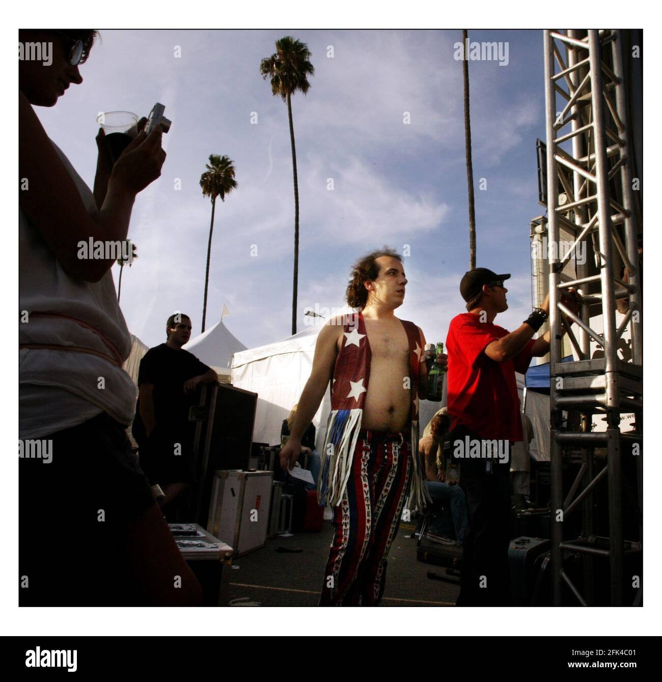 Har Mar Superstar... À Los Angeles pour l'indépendant le dimanche.pic David Sandison Banque D'Images