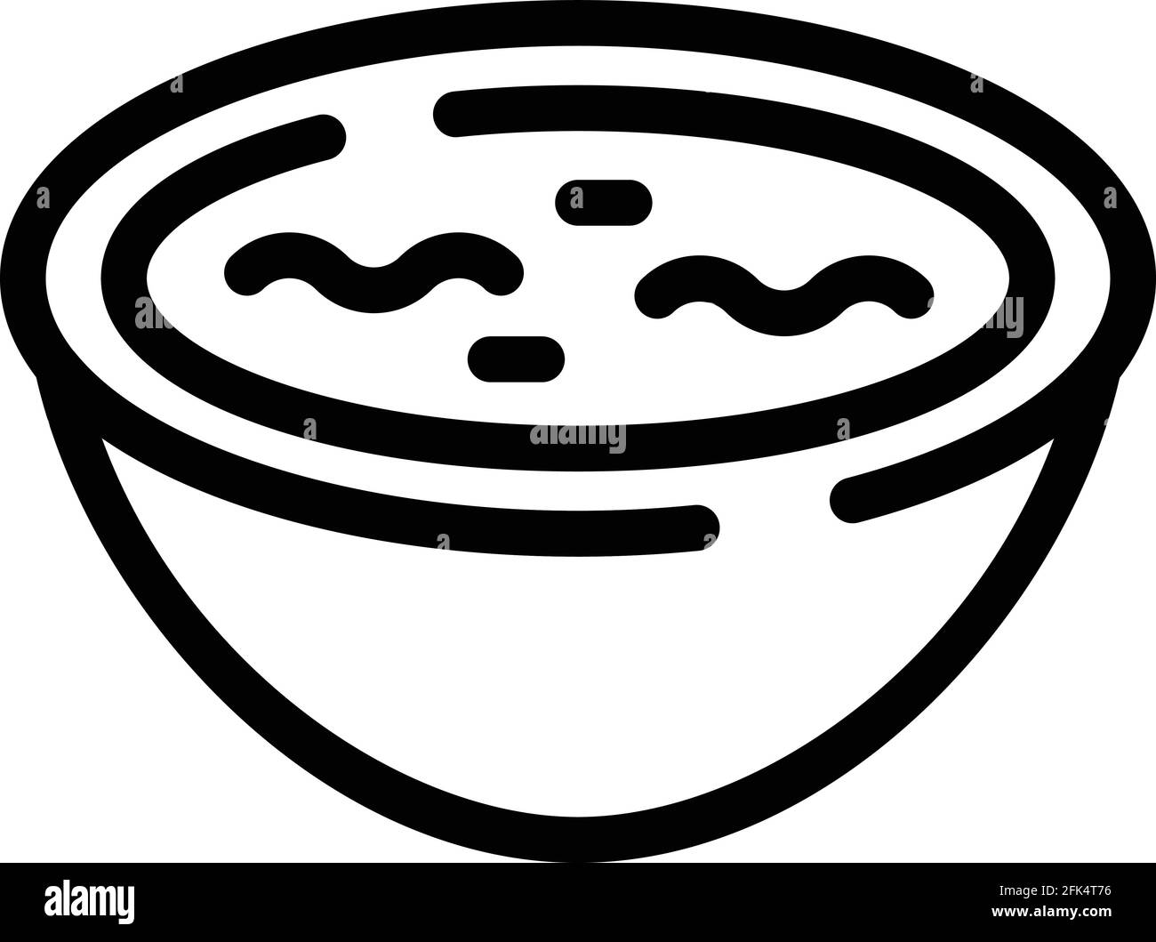 Icône de la sauce de soja asiatique. Outline Asian soja sauce vecteur icône pour la conception de sites Web isolé sur fond blanc Illustration de Vecteur