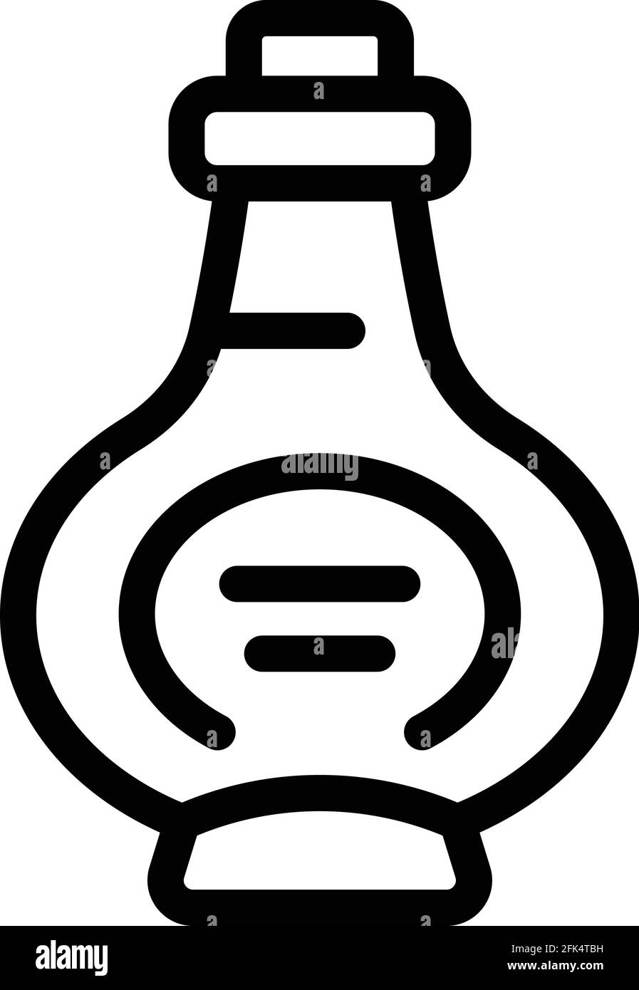 Cuisine sauce soja icône. Outline Kitchen sauce soja vecteur icône pour la conception de sites Web isolé sur fond blanc Illustration de Vecteur