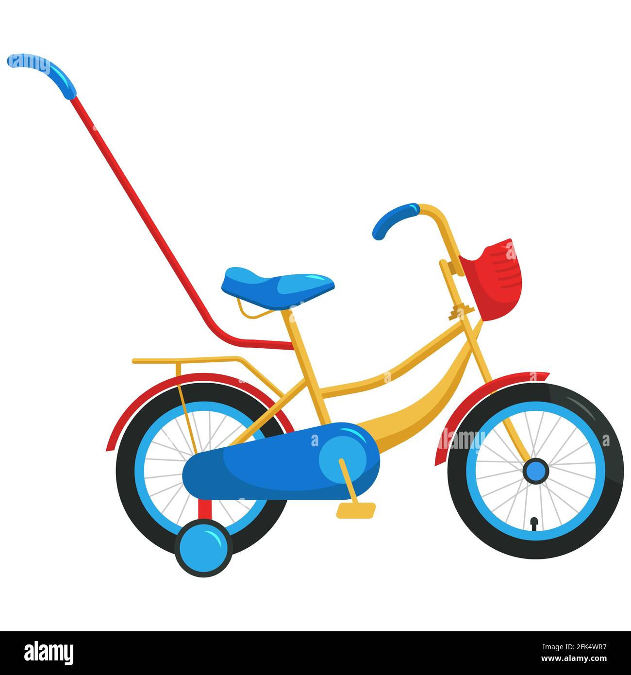 vecteur et illustration d un v lo pour enfants. un v lo lumineux