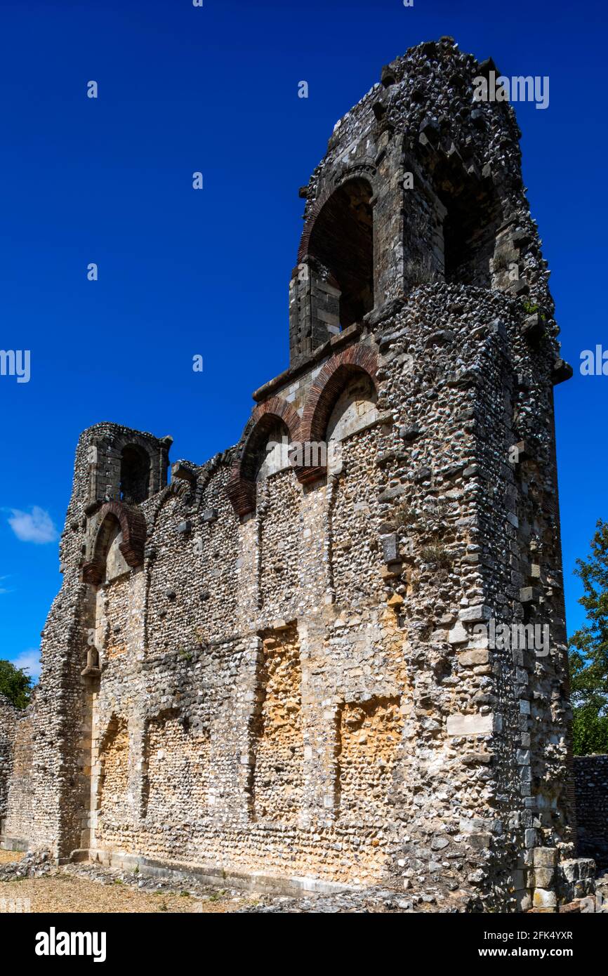 Angleterre, Hampshire, Winchester, Wolvesey Castle *** Légende locale *** Grande-Bretagne,British,Castle,Castles,Angleterre,Anglais,Grande-Bretagne,Hampshire,UK,Unite Banque D'Images