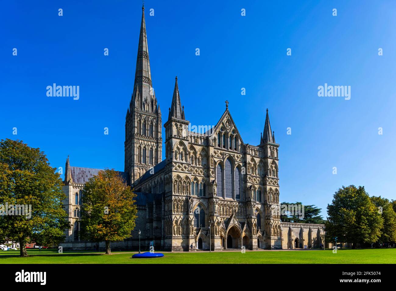 Angleterre, Wiltshire, Salisbury, Cathédrale de Salisbury *** Légende locale *** Grande-Bretagne,Grande-Bretagne,Cathédrale,Cathedrales,Angleterre,Anglais,Grande-Bretagne,Salisbury Banque D'Images