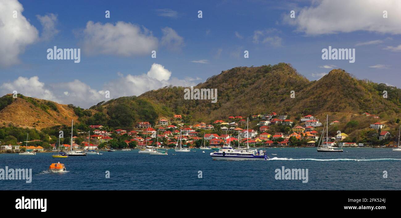 Amérique du Nord, Antilles néerlandaises, Antilles Françaises, Antilles néerlandaises, France, Guadeloupe, les Saintes, Terre de Haut, la Savane, Banque D'Images