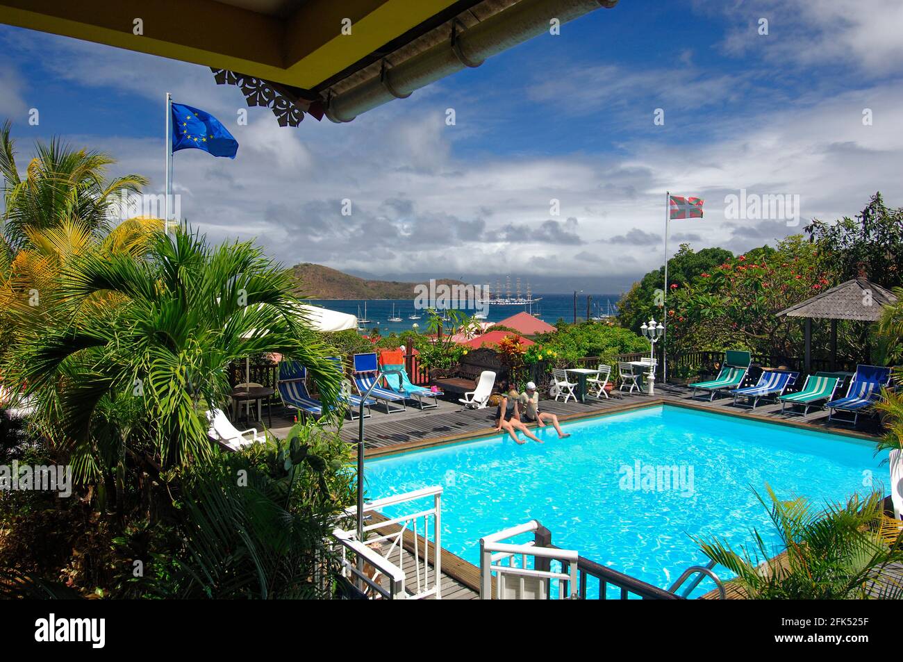 Amérique du Nord, Antilles néerlandaises, Antilles Françaises, Antilles néerlandaises, France, Guadeloupe, les Saintes, Terre de Haut, Hôtel les petits Saints, Banque D'Images