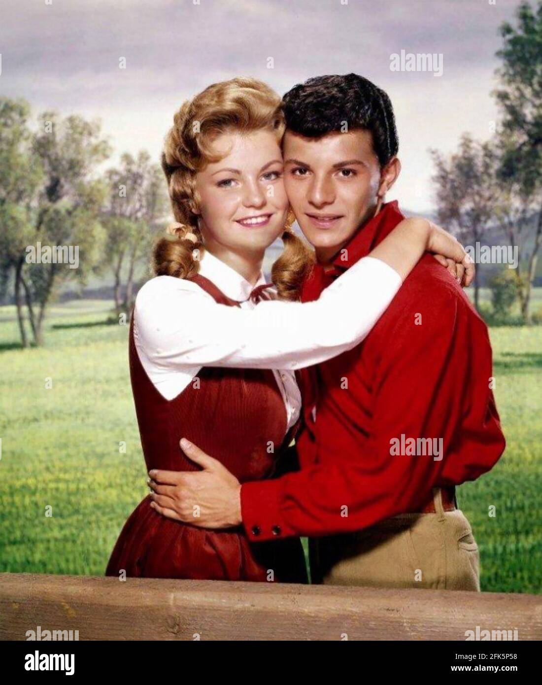 FRANKIE AVALON chanteur et acteur américain dans un film non identifié Banque D'Images