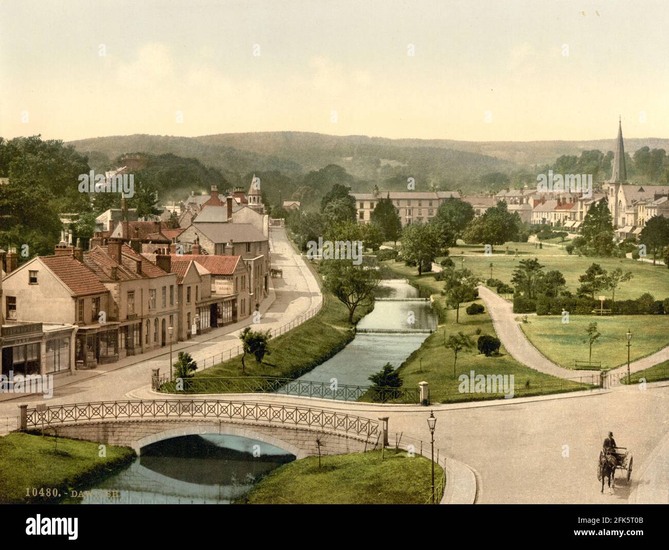 Dawlish dans le Devon vers 1890-1900 Banque D'Images
