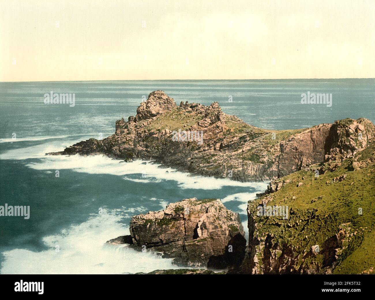 Gurnard's Head, St Ives, Cornwall vers 1890-1900 Banque D'Images