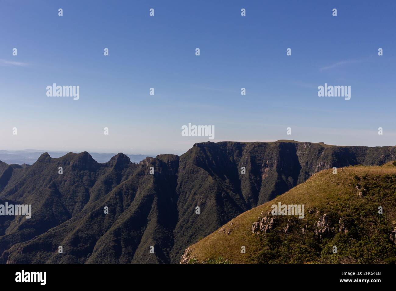 Vue sur le canyon de Ronda à Santa Catarina, Brésil Banque D'Images