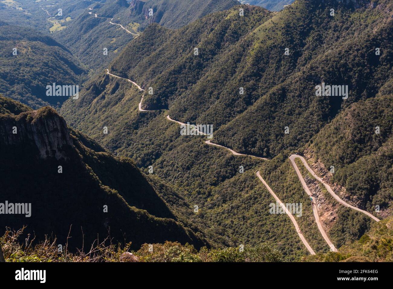 Point de vue de Rio do Rastro à Santa Catarina, Brésil Banque D'Images