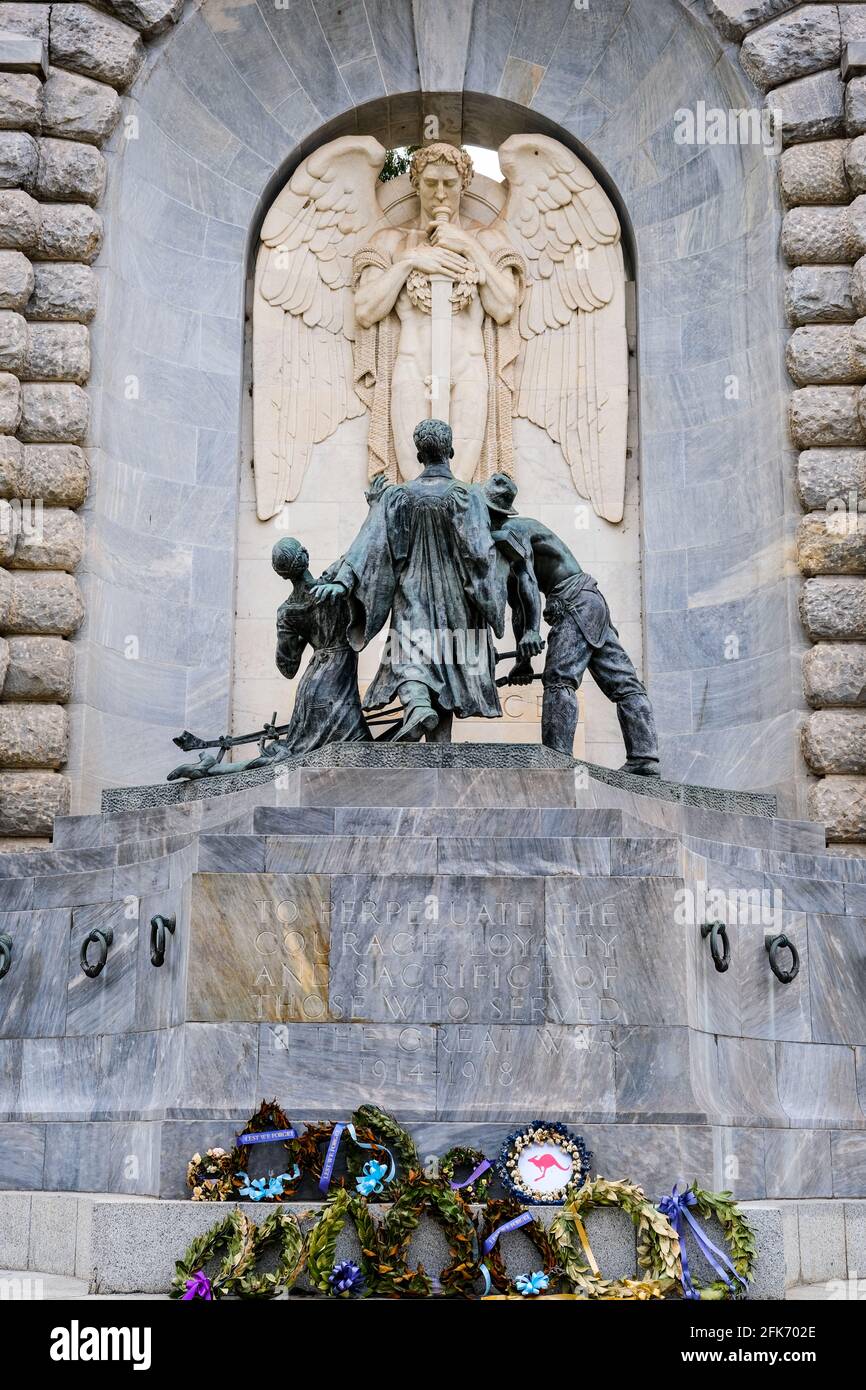 National War Memorial à Adélaïde en Australie Banque D'Images