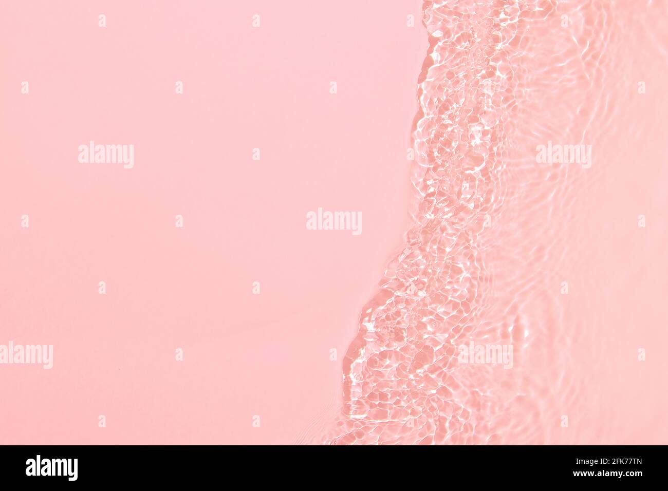 rose transparent eau transparente texture de surface été fond Banque D'Images