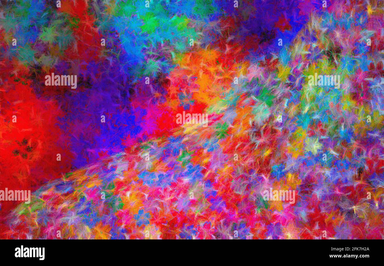 DESIGN CONTEMPORAIN : Floral Avenue Banque D'Images