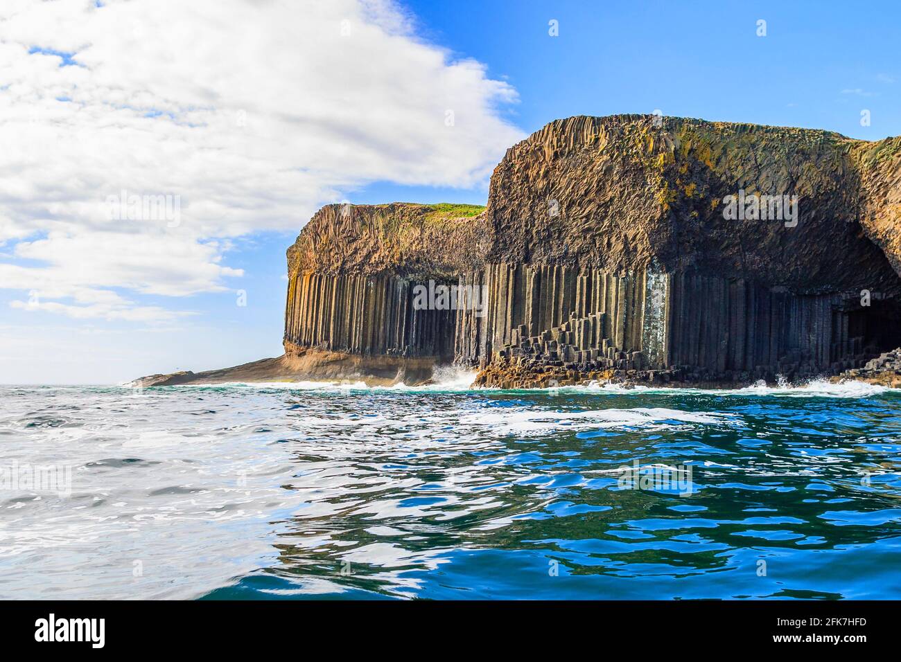 Grotte de Fingal sur l'île de staffa Banque D'Images