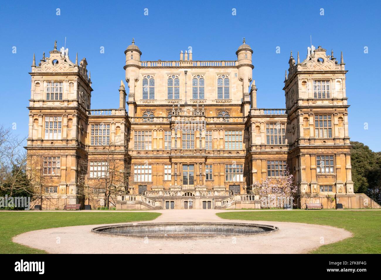 Wollaton Hall Museum Wollaton Park Nottingham Notinghamshire Angleterre GB Europe Banque D'Images