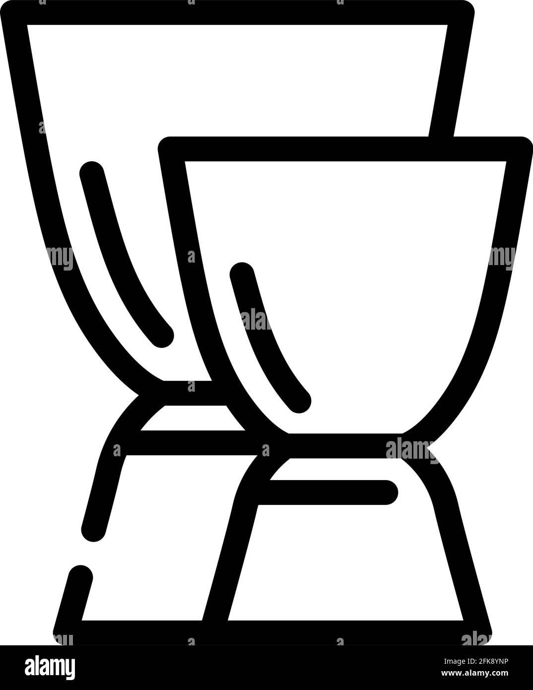 illustration vectorielle de l'icône de la ligne de barman de jiggers Illustration de Vecteur illustration vectorielle de l'icône de la ligne de barman de jiggers Illustration de Vecteur