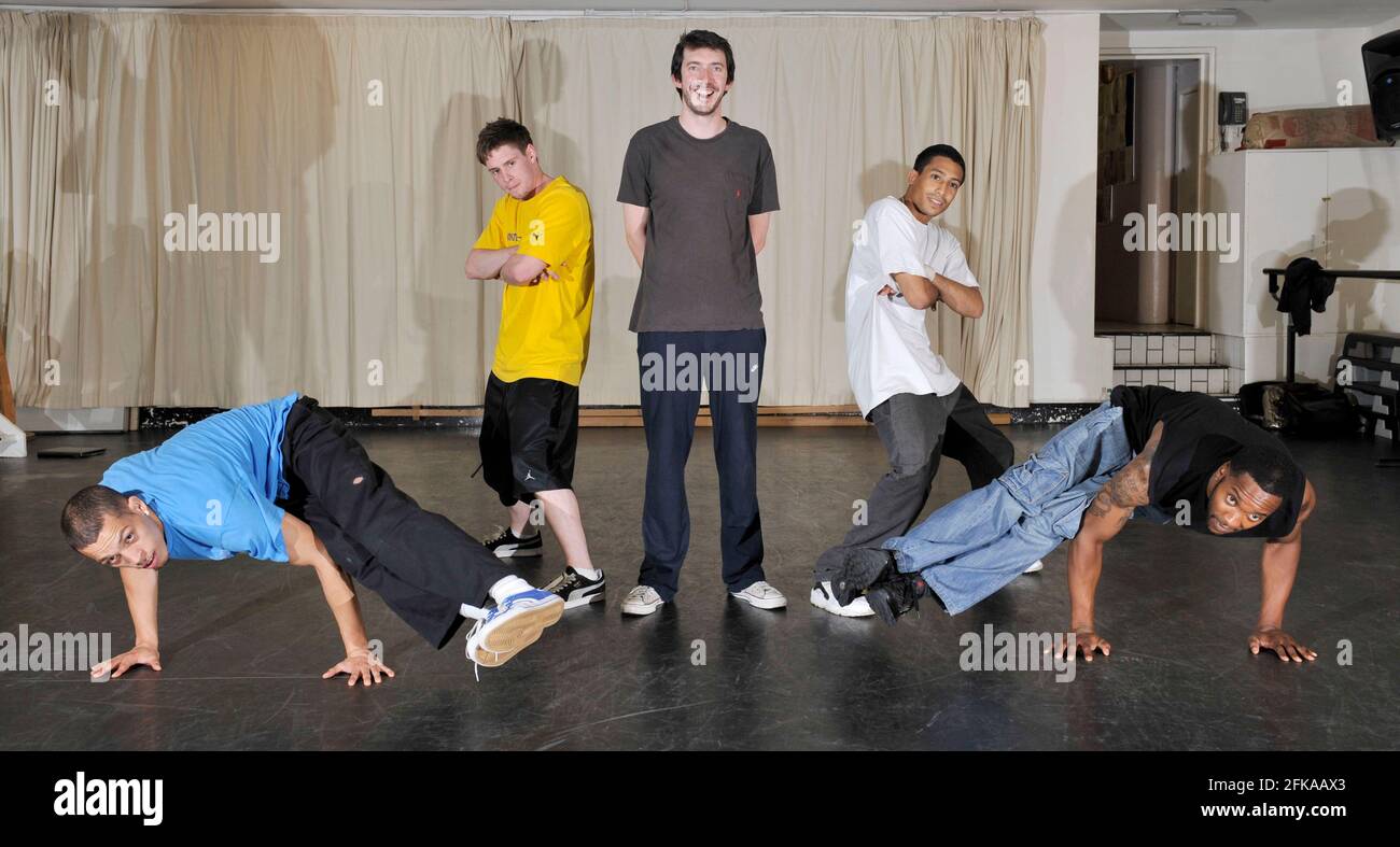 ROB SHARP BREAK DANCING 9/9/09 PHOTO DAVID ASHDOWN Banque D'Images