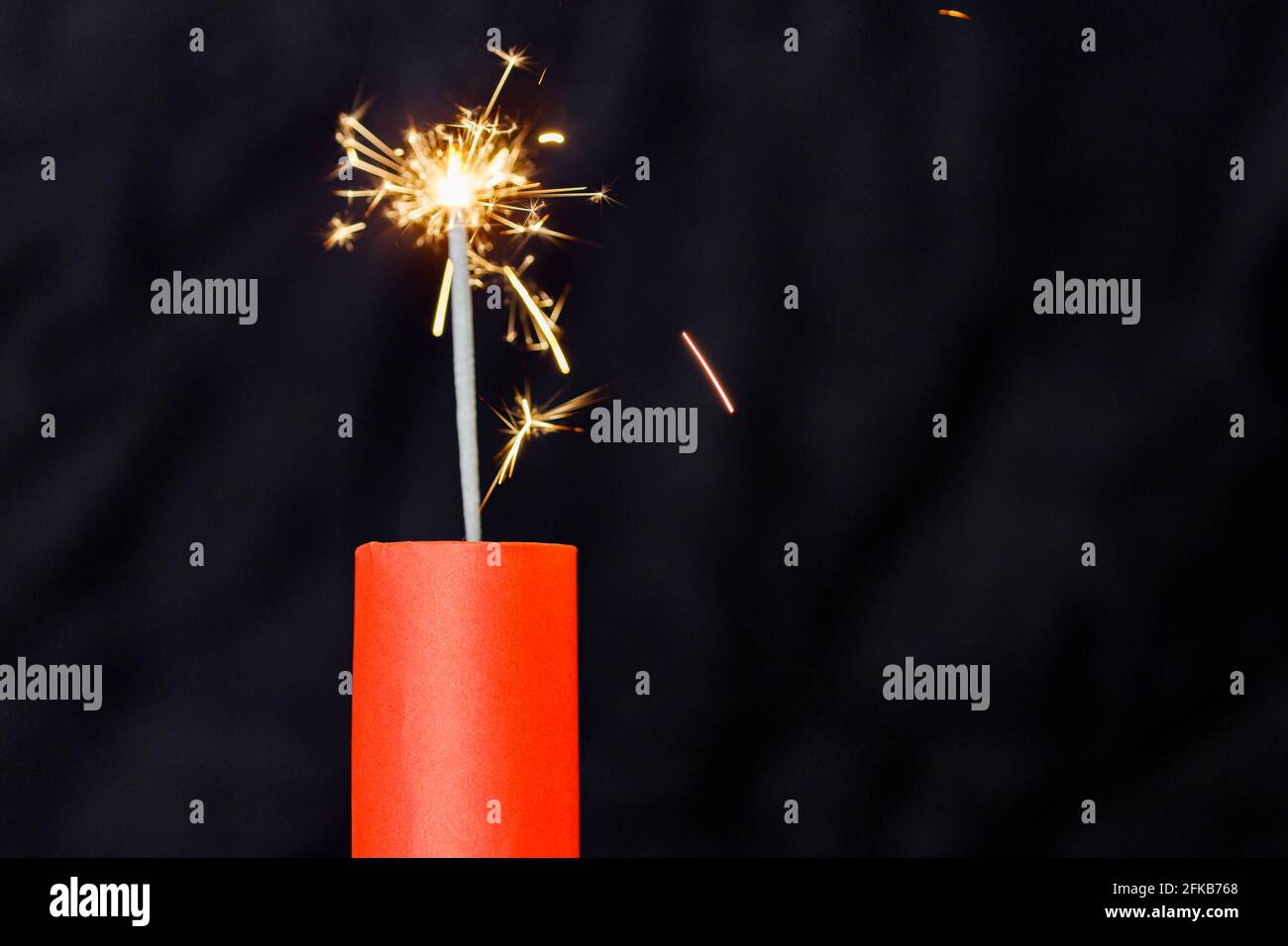 enflammer la dynamite pour les explosions Banque D'Images