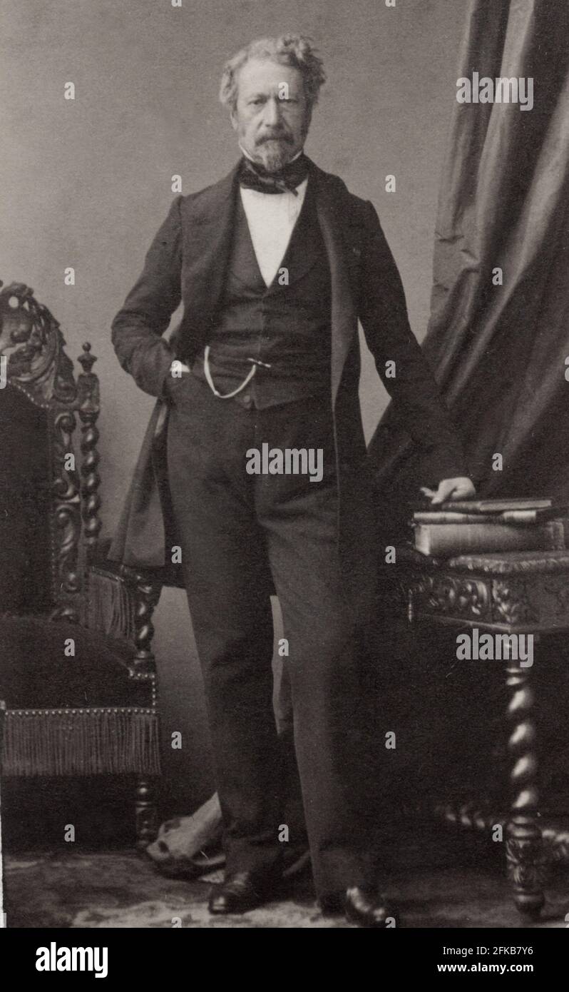 Adolphe Niel (1802-1869) Maréchal de France carte du Cabinet photo Paris, Fondation Napoléon Banque D'Images