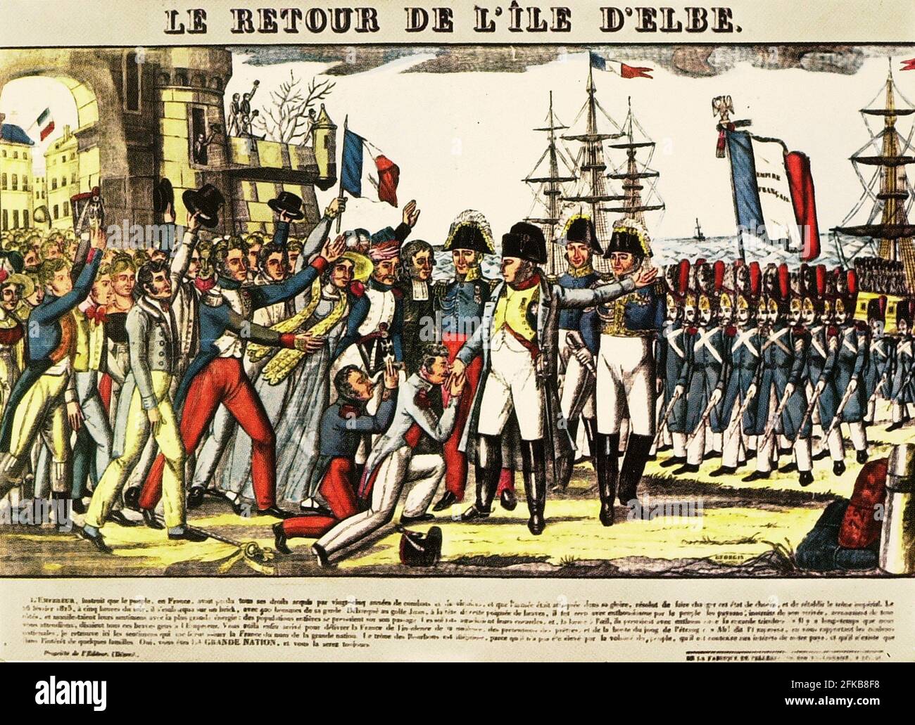 évasion de napoléon bonaparte Banque de photographies et d’images à