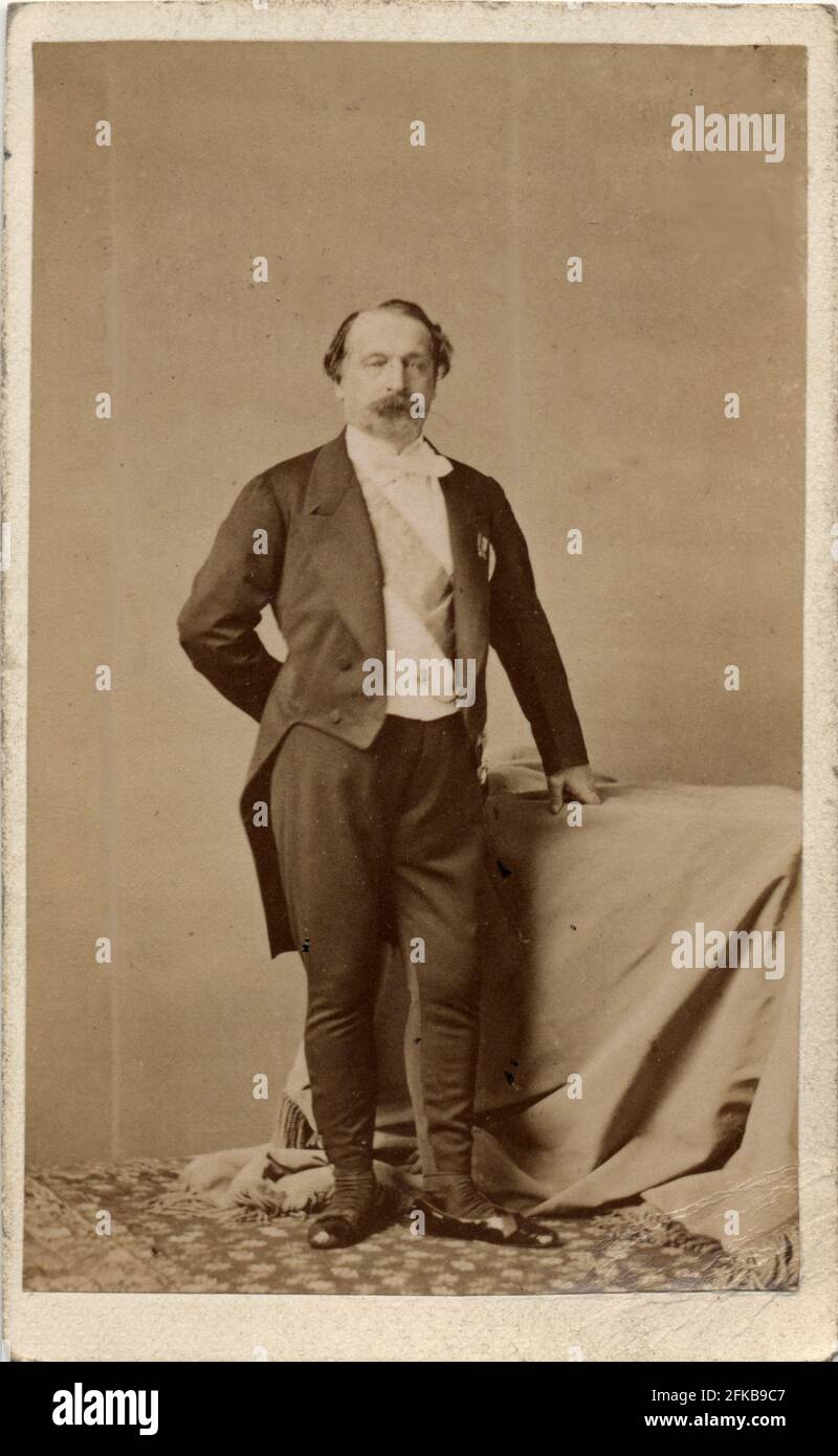 Charles-Louis-Napoléon Bonaparte (Napoléon III) (1808-1873). Président de la République de 1848 à 1851 et empereur de 1851 à 1870. Paris, Fondation Napoléon Banque D'Images