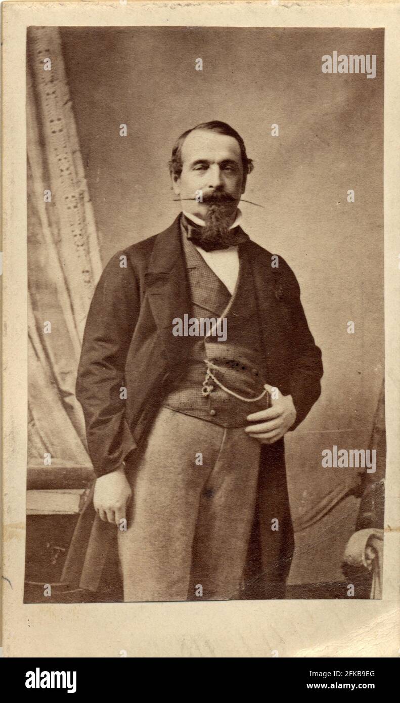 Charles-Louis-Napoléon Bonaparte (Napoléon III) (1808-1873). Président de la République de 1848 à 1851 et empereur de 1851 à 1870. Paris, Fondation Napoléon Banque D'Images