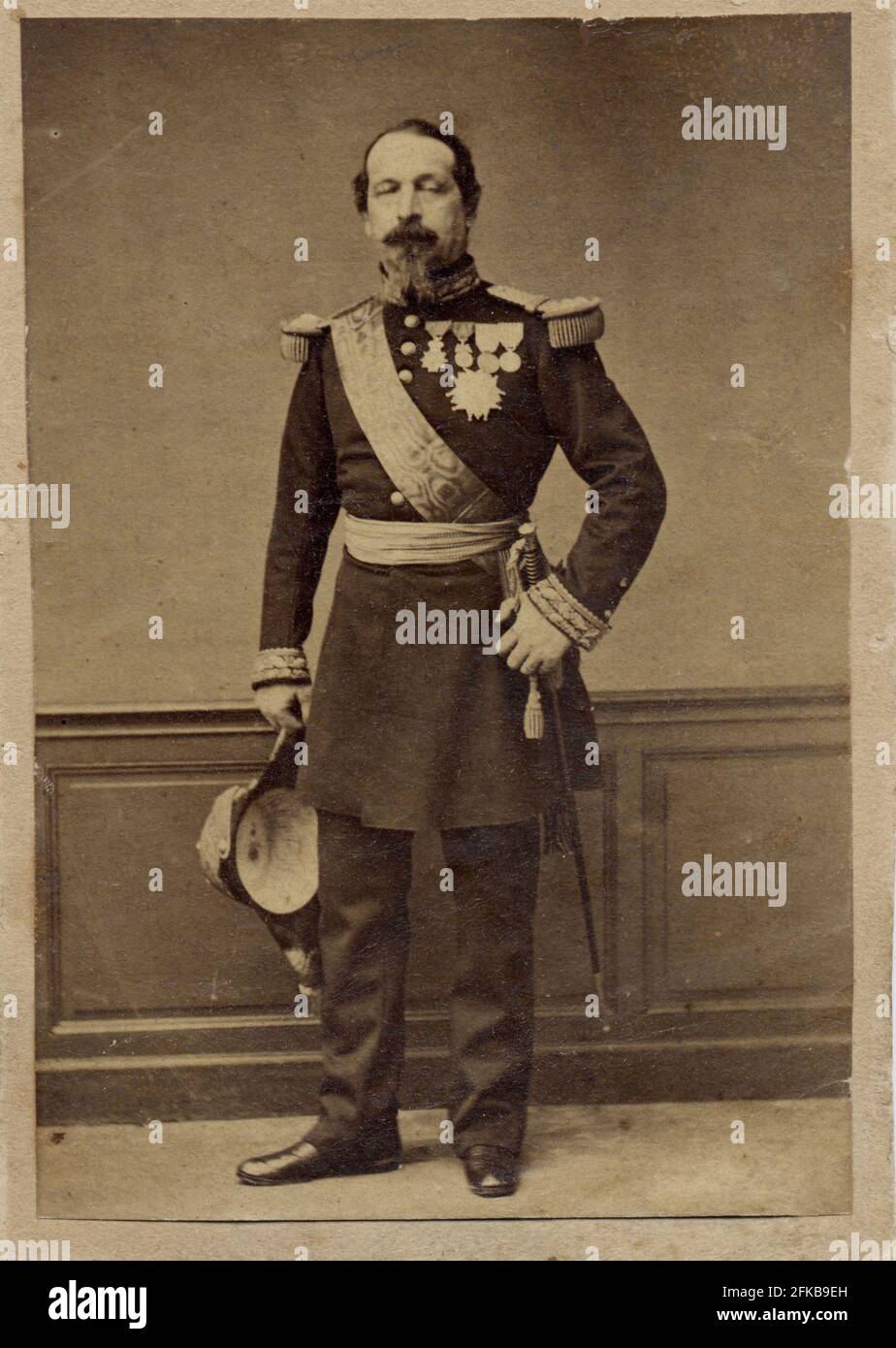 Charles-Louis-Napoléon Bonaparte (Napoléon III) (1808-1873). Président de la République de 1848 à 1851 et empereur de 1851 à 1870. Paris, Fondation Napoléon Banque D'Images