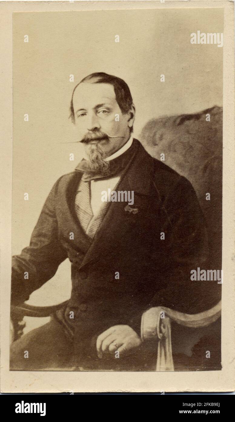 Charles-Louis-Napoléon Bonaparte (Napoléon III) (1808-1873). Président de la République de 1848 à 1851 et empereur de 1851 à 1870. Paris, Fondation Napoléon Banque D'Images