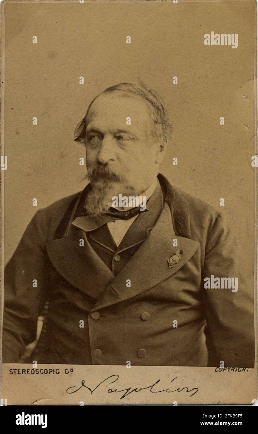 Charles-Louis-Napoléon Bonaparte (Napoléon III) (1808-1873). Président de la République de 1848 à 1851 et empereur de 1851 à 1870. Paris, Fondation Napoléon Banque D'Images