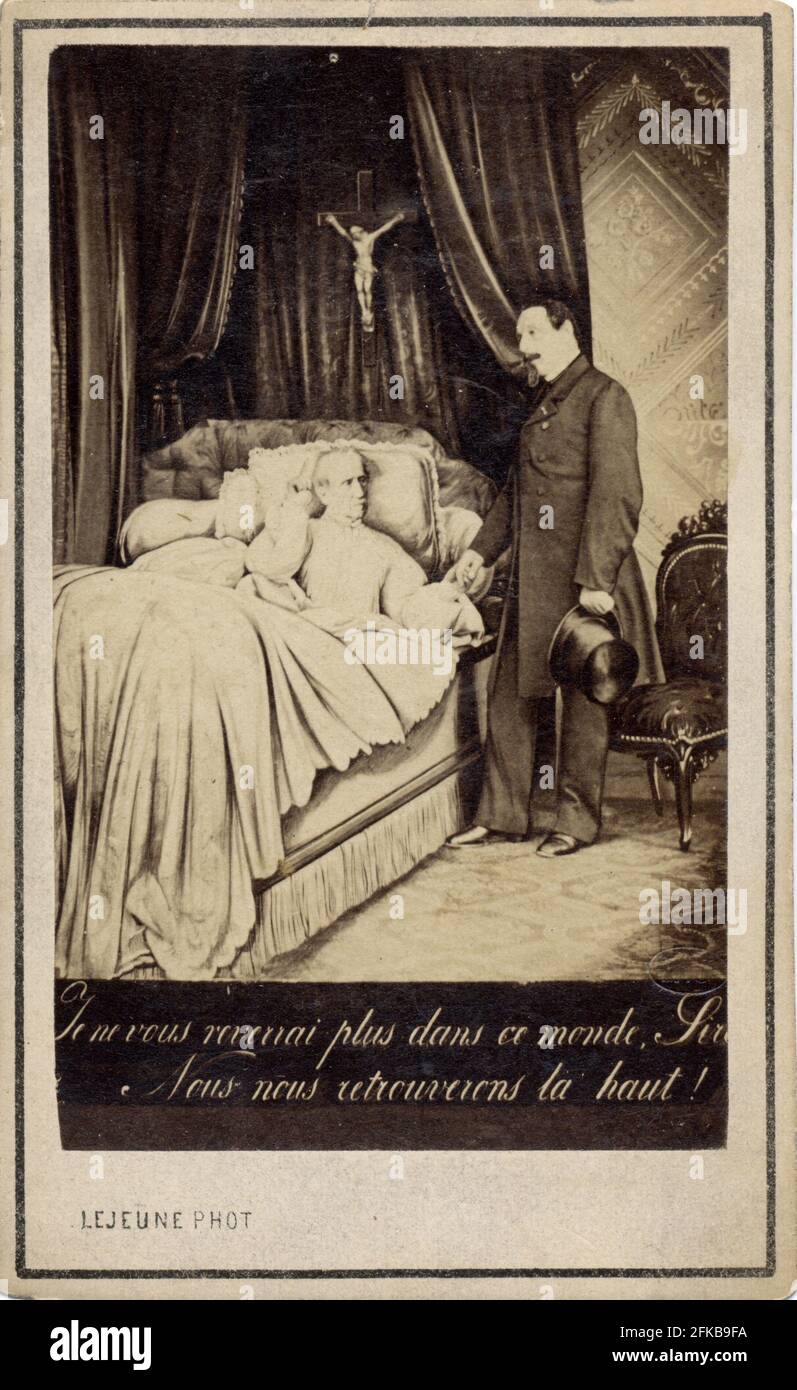 Charles-Louis-Napoléon Bonaparte (Napoléon III) (1808-1873), empereur de 1851 à 1870. Philippe Antoine d'Ornano (1784-1863), Maréchal de France Paris, Fondation Napoléon Banque D'Images