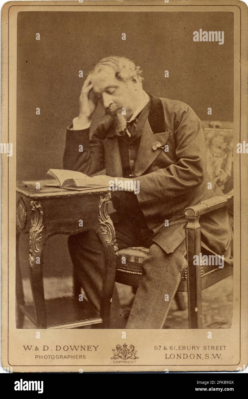 Charles-Louis-Napoléon Bonaparte (Napoléon III) (1808-1873). Président de la République de 1848 à 1851 et empereur de 1851 à 1870. Photo de W.&D. Downey. Paris, Fondation Napoléon Banque D'Images