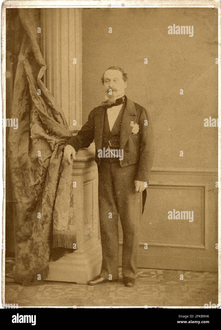 Charles-Louis-Napoléon Bonaparte (Napoléon III) (1808-1873). Président de la République de 1848 à 1851 et empereur de 1851 à 1870. Paris, Fondation Napoléon Banque D'Images