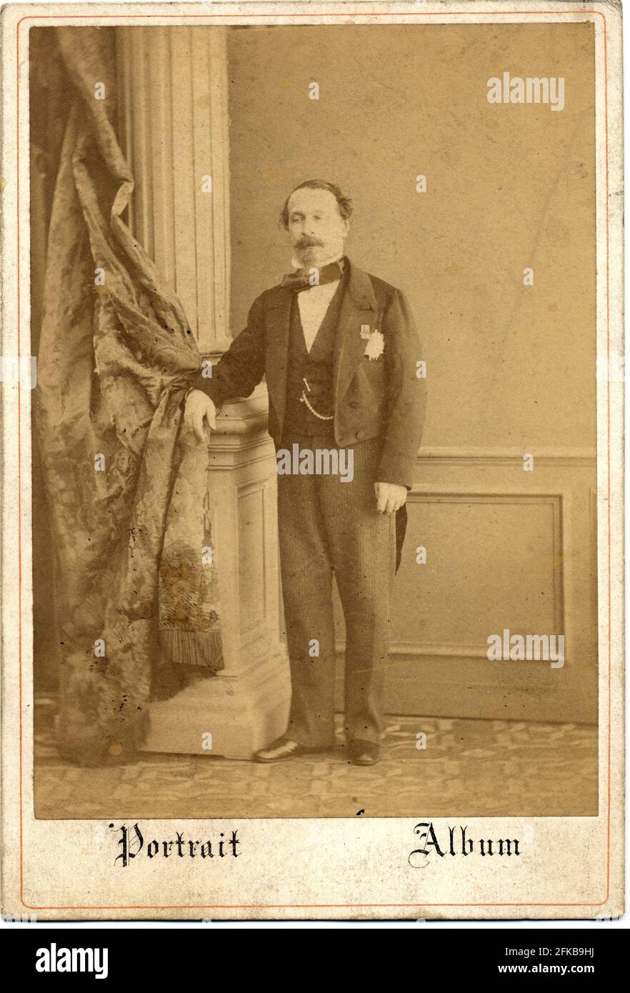 Charles-Louis-Napoléon Bonaparte (Napoléon III) (1808-1873). Président de la République de 1848 à 1851 et empereur de 1851 à 1870. Paris, Fondation Napoléon Banque D'Images
