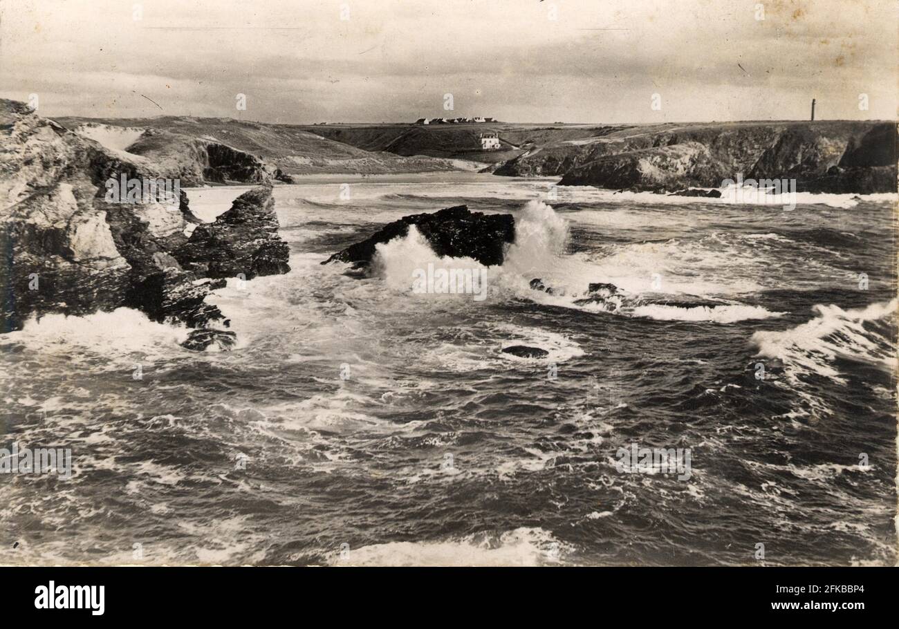 BANGOR. Département français : 56 - Morbihan carte postale fin du XIXe siècle - début du XXe siècle Banque D'Images