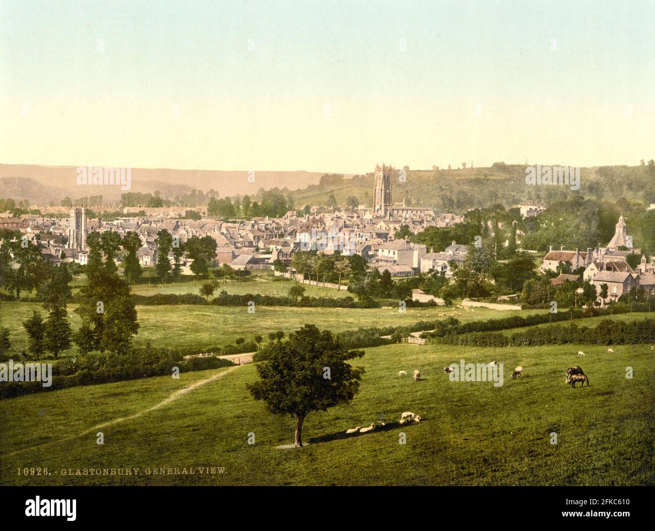 Glastonbury, Somerset vers 1890-1900 Banque D'Images