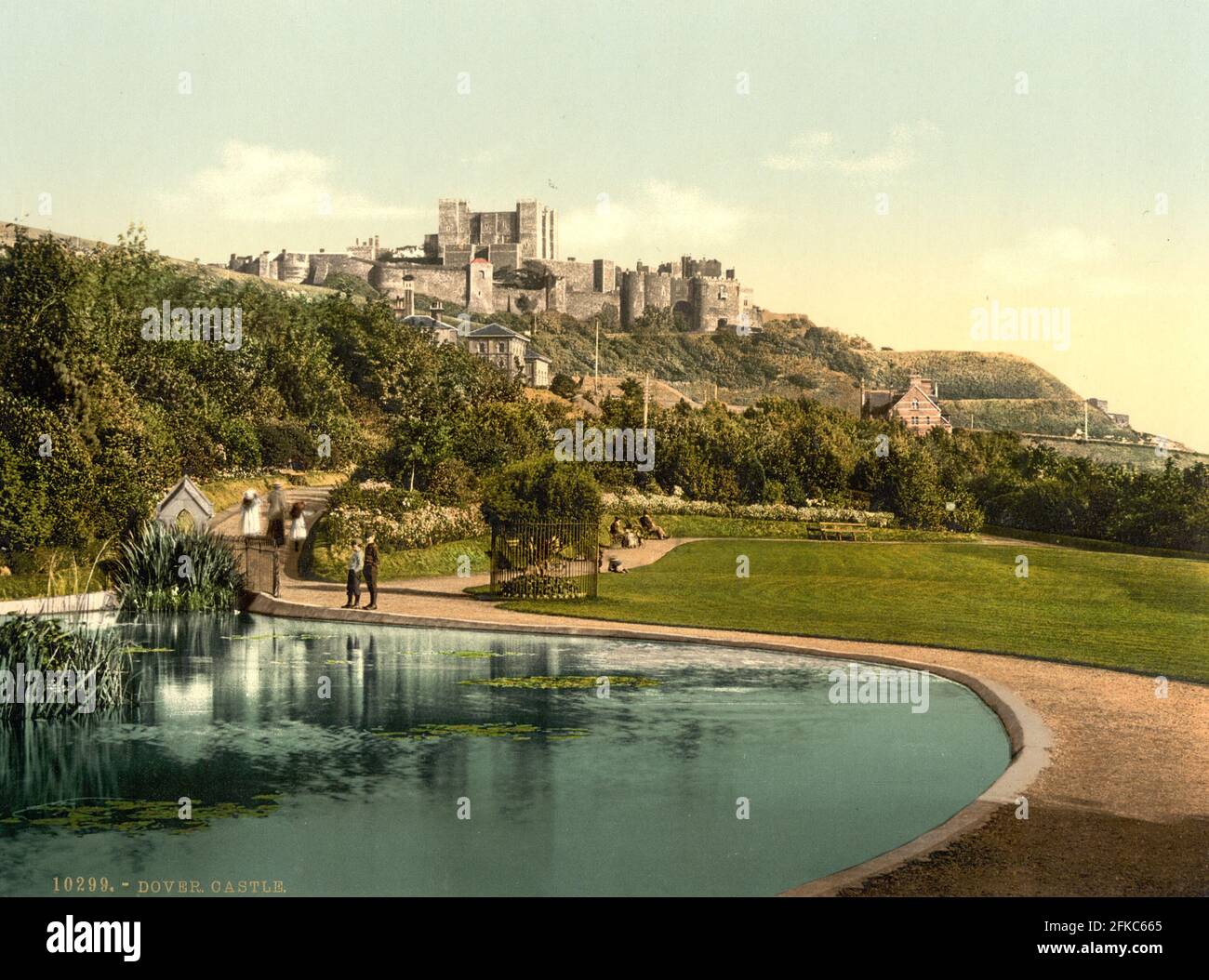 Château de Douvres dans le Kent vers 1890-1900 Banque D'Images