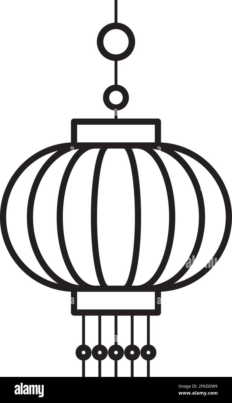 icône d'ornement chinois Illustration de Vecteur