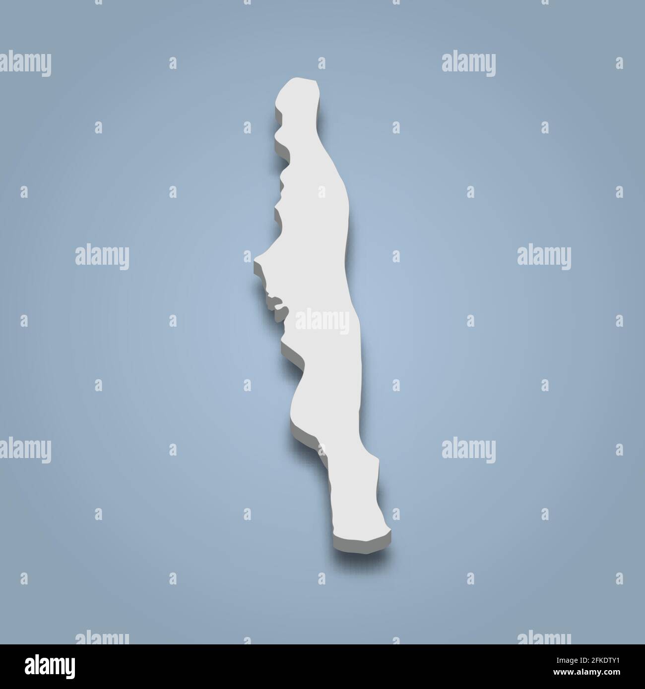 carte isométrique 3d de Harbour est une île aux Bahamas , illustration vectorielle isolée Illustration de Vecteur