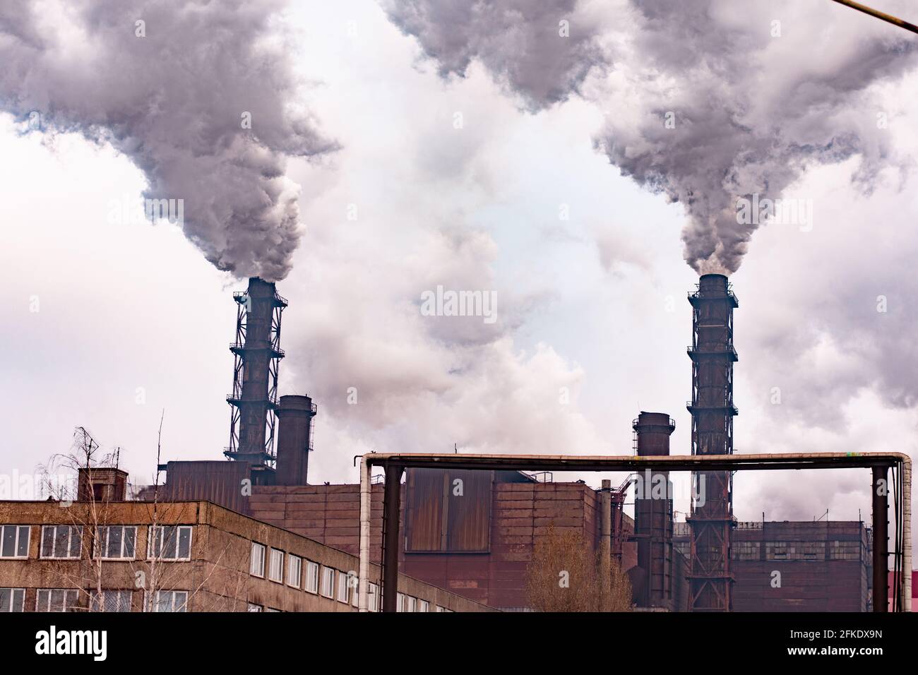 Grandes entreprises métallurgiques de l'Ukraine. Extraction du minerai de fer. Banque D'Images