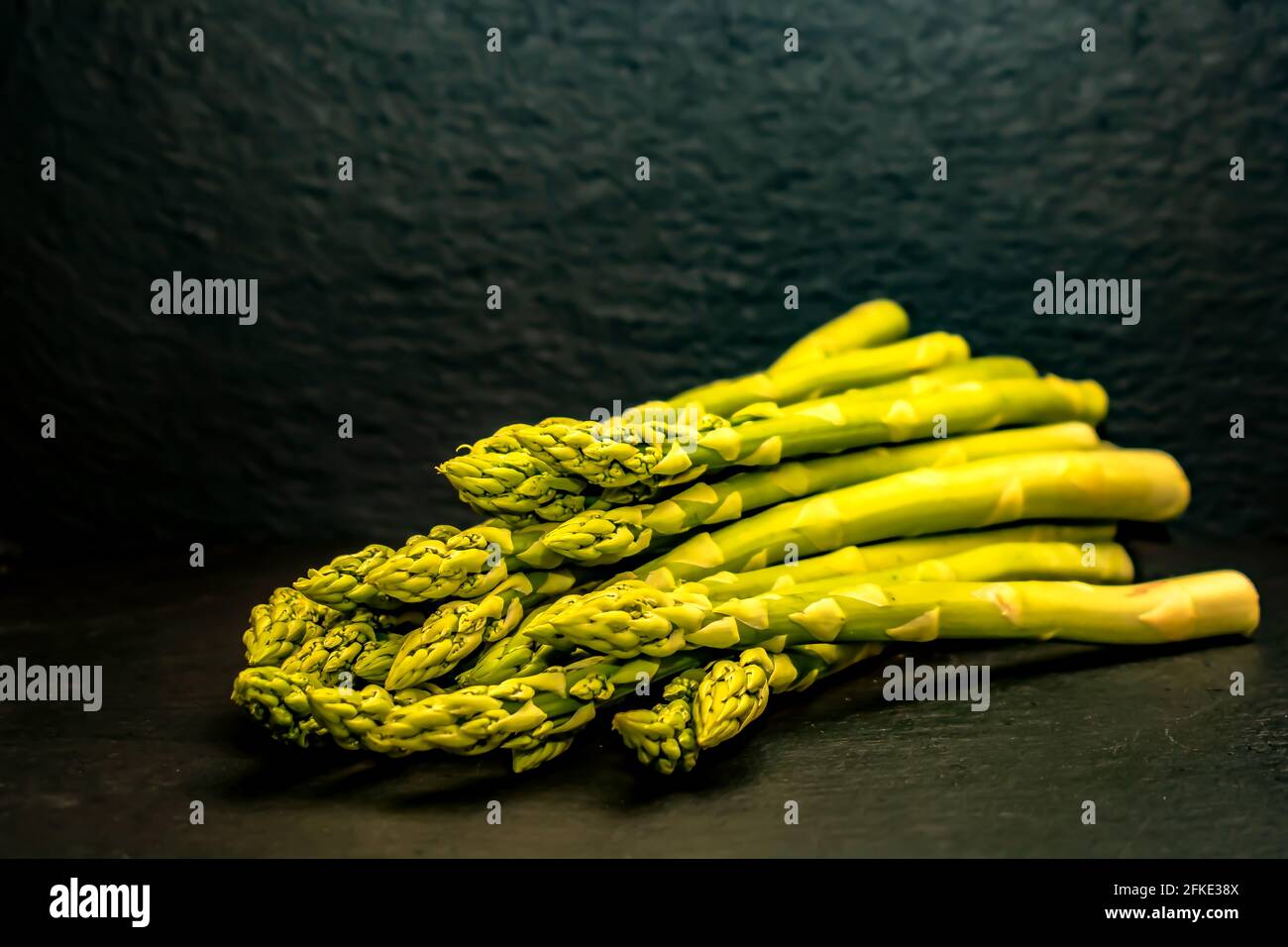 Légumes : vert aspargus Banque D'Images