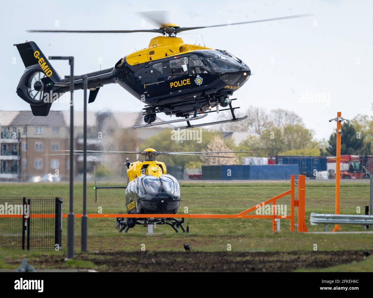 North Weald Airfield, Essex, police Eurocopter EC135 / EC635 Banque D'Images