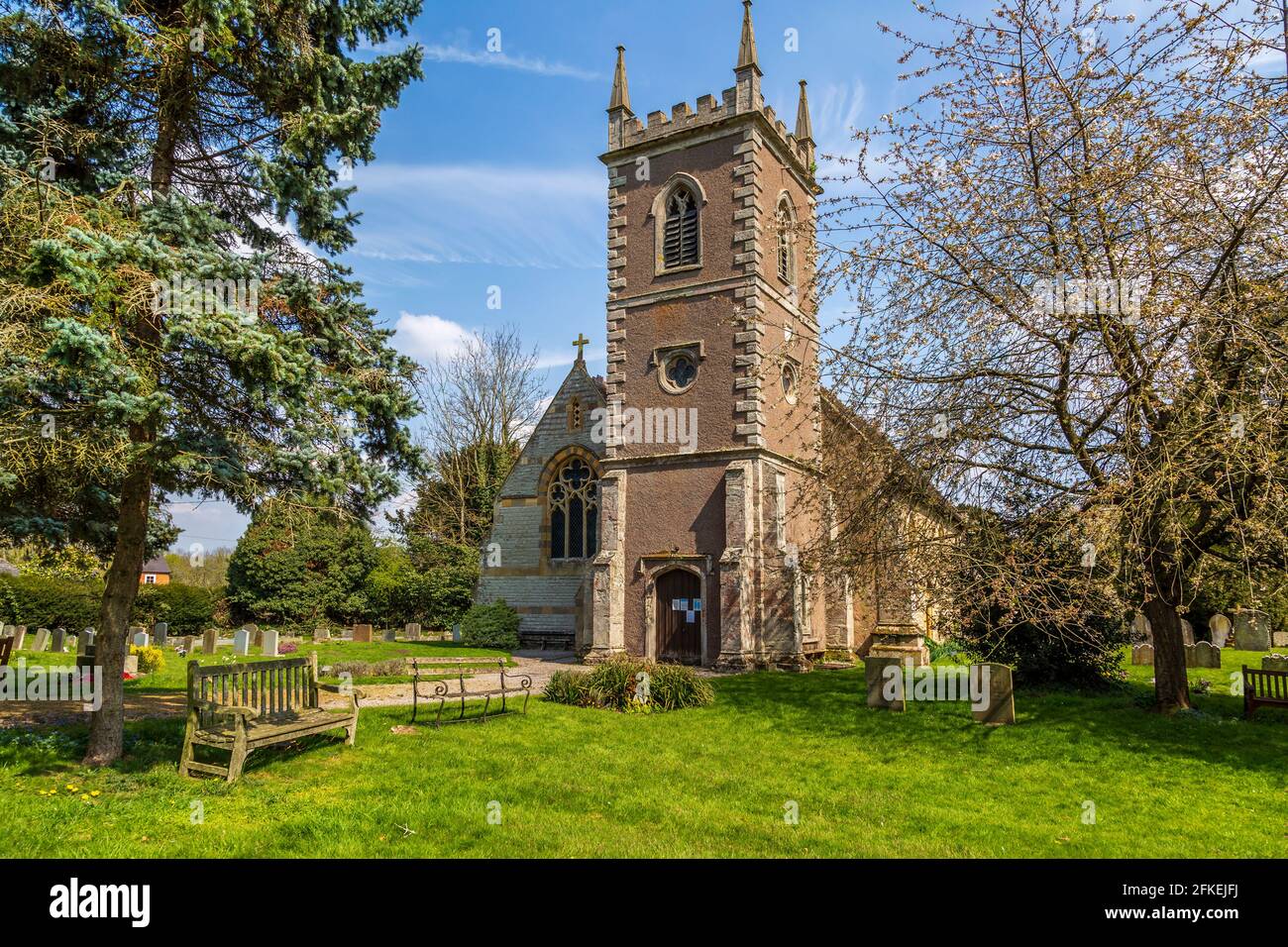 Église Sainte-Trinité à Arrow, Warwickshire, Angleterre Banque D'Images