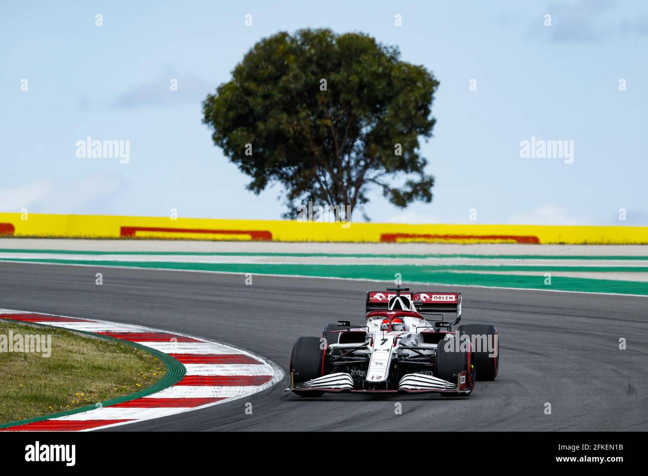 Portimao, Portugal. 1er mai 2021. 07 RAIKKONEN Kimi (fin), Alfa Romeo Racing ORLEN C41, action pendant la Formule 1 Heineken Grande Premio de, Portugal., . sur le circuit International de l'Algarve, à Portimao, Portugal - photo Xavi Bonilla/DPPI/LiveMedia Credit: Independent photo Agency/Alay Live News Banque D'Images