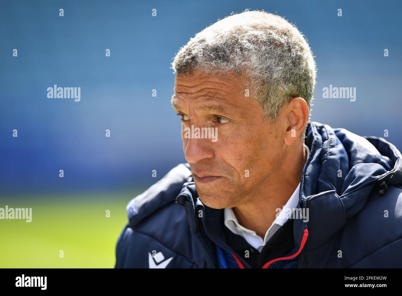 SHEFFIELD, ROYAUME-UNI. 1ER MAI le gérant de la forêt de Nottingham, Chris Hughton, lors du match de championnat Sky Bet entre Sheffield mercredi et Nottingham Forest à Hillsborough, Sheffield, le samedi 1er mai 2021. (Credit: Jon Hobley | MI News) Credit: MI News & Sport /Alay Live News Banque D'Images