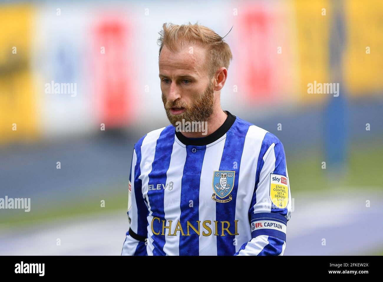 SHEFFIELD, ROYAUME-UNI. 1ER MAI Barry Bannan de Sheffield mercredi lors du match de championnat Sky Bet entre Sheffield mercredi et Nottingham Forest à Hillsborough, Sheffield, le samedi 1er mai 2021. (Credit: Jon Hobley | MI News) Credit: MI News & Sport /Alay Live News Banque D'Images