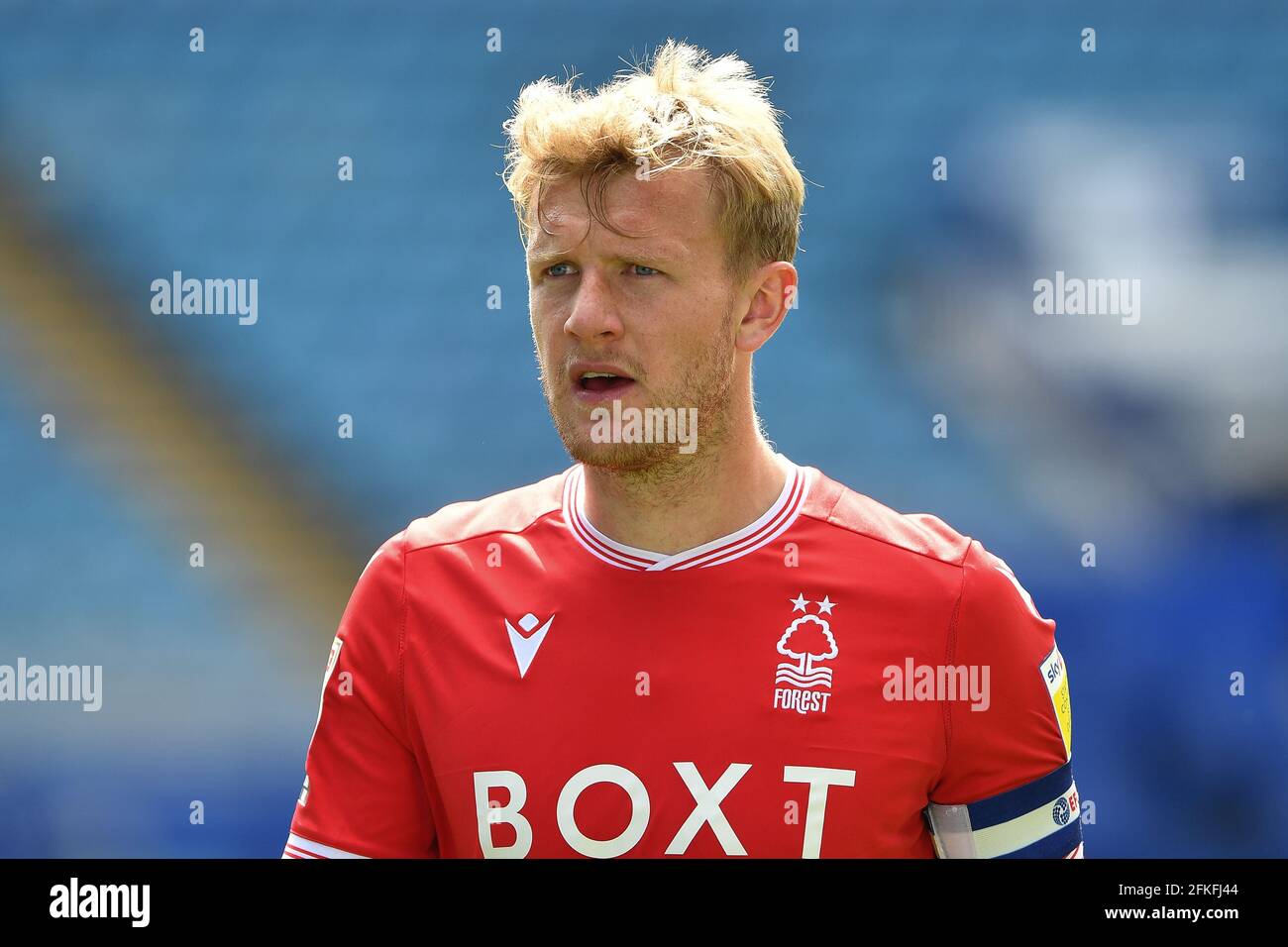 SHEFFIELD, ROYAUME-UNI. 1ER MAI Joe Worrall (4) de la forêt de Nottingham lors du match de championnat Sky Bet entre Sheffield mercredi et la forêt de Nottingham à Hillsborough, Sheffield, le samedi 1er mai 2021. (Credit: Jon Hobley | MI News) Credit: MI News & Sport /Alay Live News Banque D'Images