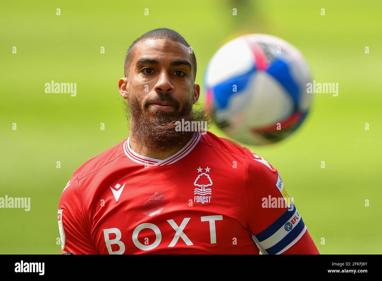 SHEFFIELD, ROYAUME-UNI. 1ER MAI Lewis Grabban (7) de la forêt de Nottingham lors du match de championnat Sky Bet entre Sheffield mercredi et la forêt de Nottingham à Hillsborough, Sheffield, le samedi 1er mai 2021. (Credit: Jon Hobley | MI News) Credit: MI News & Sport /Alay Live News Banque D'Images