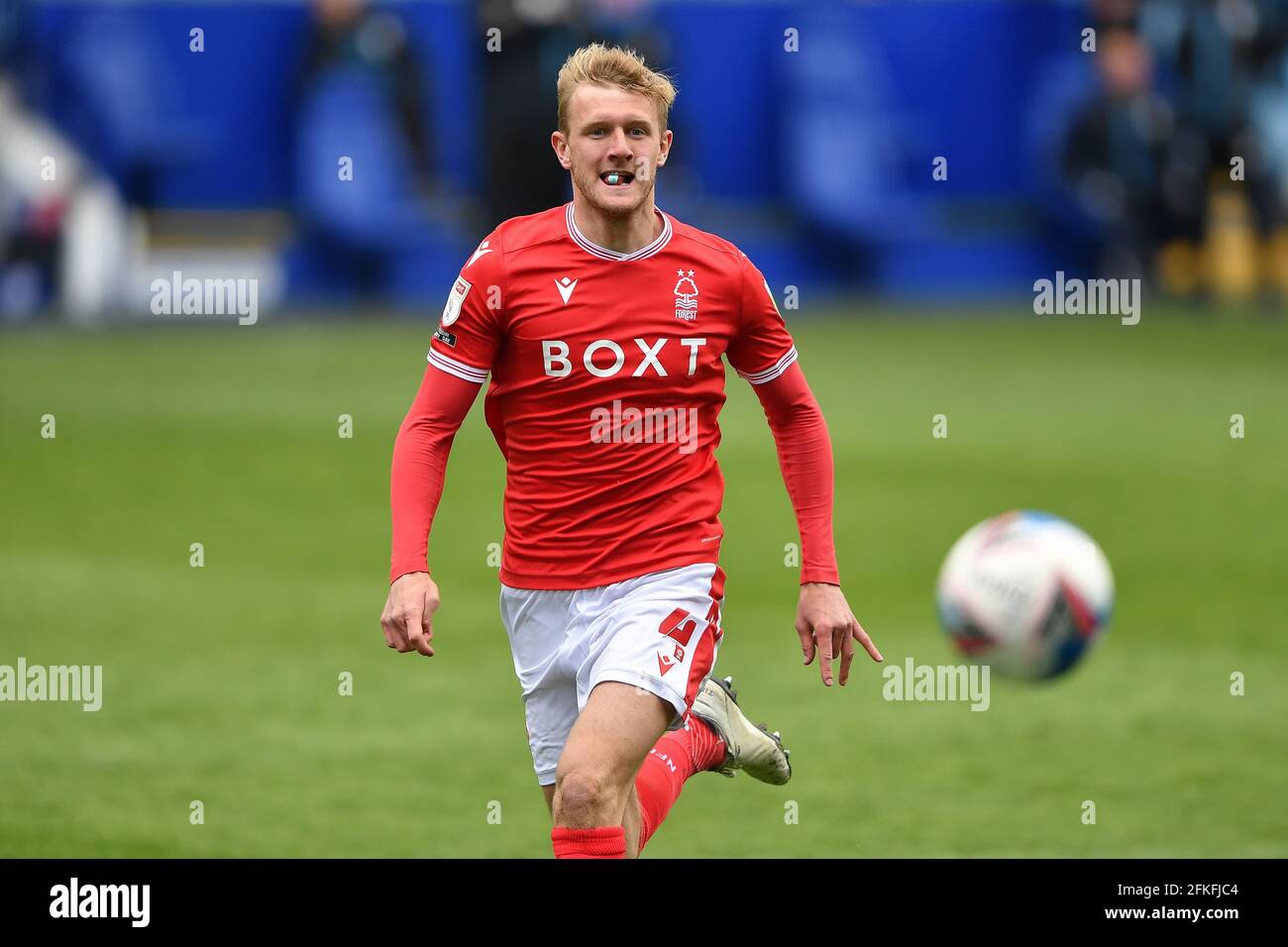 SHEFFIELD, ROYAUME-UNI. 1ER MAI Joe Worrall (4) de la forêt de Nottingham lors du match de championnat Sky Bet entre Sheffield mercredi et la forêt de Nottingham à Hillsborough, Sheffield, le samedi 1er mai 2021. (Credit: Jon Hobley | MI News) Credit: MI News & Sport /Alay Live News Banque D'Images